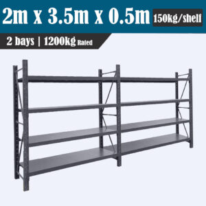 2M x 3.5M x 0.5M 1200kg