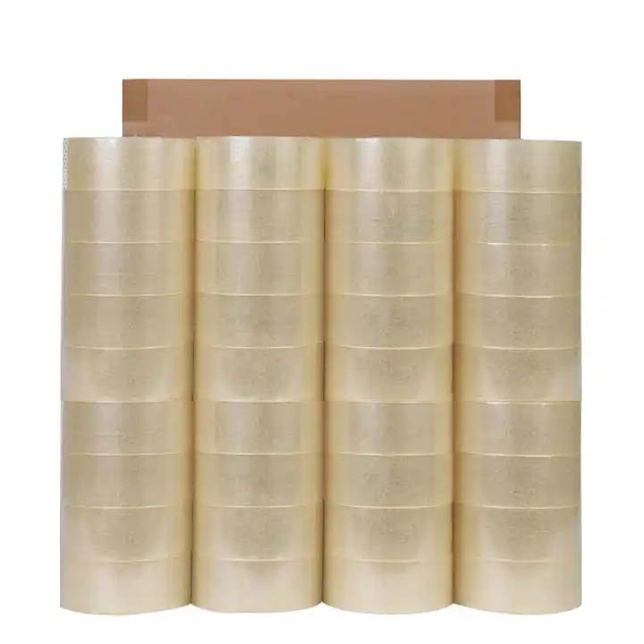 Tapepart1, 36 Rolls Clear Packaging Sealing Tape 48mm x 75m 52mic