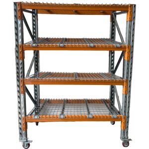 2438 x 2950 Heavy Duty Shelving Wheel with Mesh Used
