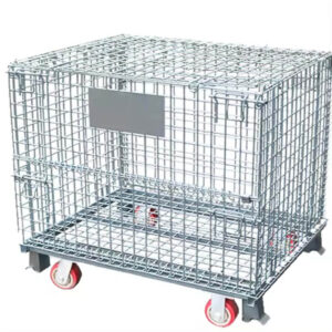 Sc Part1lidw, 1.2m x 1m x 0.89m Stillage Basket With Lid On Wheels | CNA Storage, 1.2m x 1.2m x 0.89m Stillage Basket With Lid On Wheels